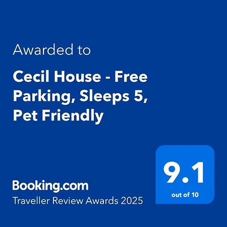 Holiday home Cecil House - Stylish 2-bed, Sleeps 5 Guests, Free Parking, Close To Cathedral, Bars & Restaurants Lincoln